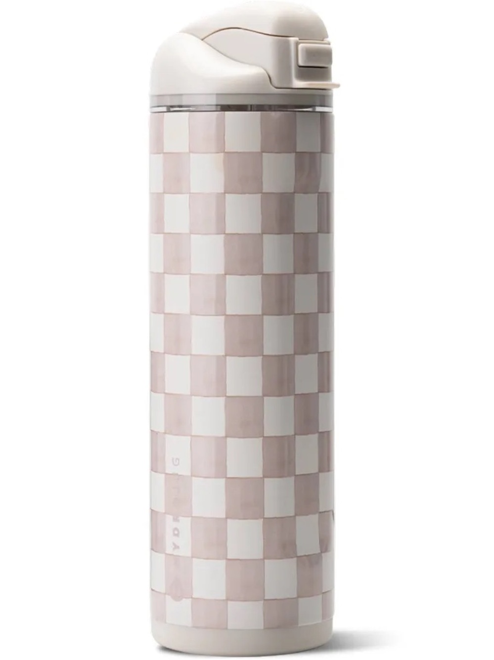 HydroJug SANDSTONE Tan Watercolor Checkers LIMITED EDITION Ease2o 24oz Tumbler